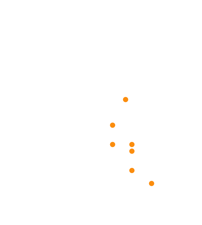 Map of SLT clinics.